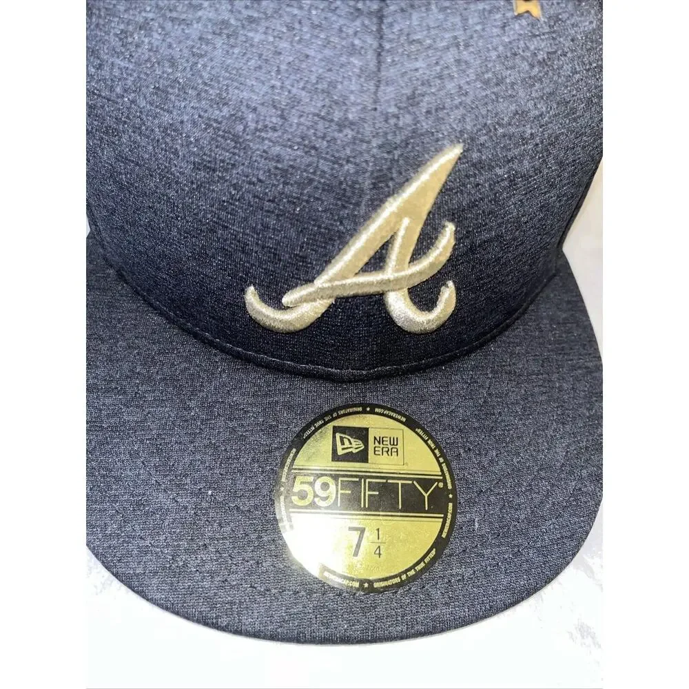 Atlanta Braves New Era 59fifty Fitted Flat Cap ASG 2017 Sz 7 1/4 (57.7 Cm) NWOT